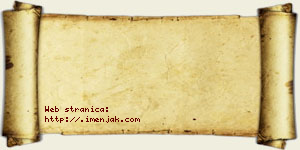 Jovana Ninković vizit kartica